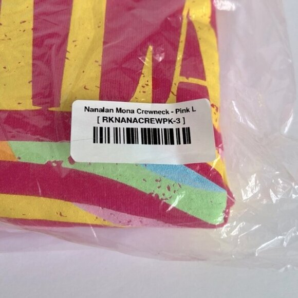 RetroKid, Nanalan Mona Crewneck Sweatshirt - Pink. Size: L. NWT (1633) - Picture 4 of 10